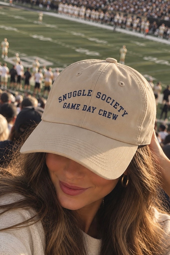 Game Day Crew Cap – Tan/Navy
