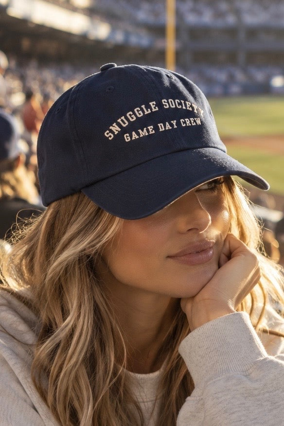 Game Day Crew Cap – Navy/Cream